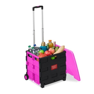 Carro de la compra trolley multiusos 2 ruedas 35 kg carrito de compras ligero - Imagen 1 de 3