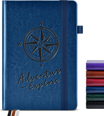 Lined Journal Notebook for Women Men, 160 Pages, A5 Hardcover Vintage Leather Jo