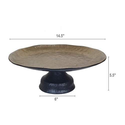 A&B Home 49896 Anita Black/Gold Tray - Picture 8 of 8