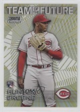 2022 Topps Stadium Club Chrome Team of the Future Hunter Greene #TOF-20 0nr3