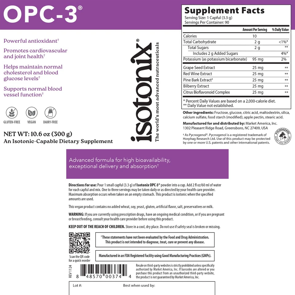 Isotonix Daily Essentials Kit (Without Iron) Multivitamin OPC3 B-Complex Calcium - Image 2 of 4