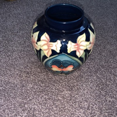 Moorcroft Karussell Ingwerglas Rachel Bishop nummeriert Limited Edition 771 ohne Deckel