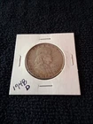 1948 D Ben Franklin 90% Silver Half Dollar, Circulated G-BU Condition@@@Lot F-2