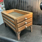 Antique 3 Drawer Herb Drying Rack,  Dryer Stand Country Farmhouse Primitive