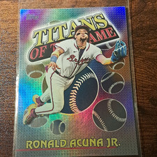 Topps 2026 Series 1 Titans of the Game Insert Ronald Acuña Jr. #TOG-7 Braves