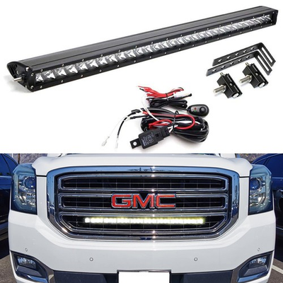 #ad #ad 150W 30quot; Behind Grill LED Light Bar Kit For 15 20 Chevy Suburban Tahoe GMC Yukon $180.49