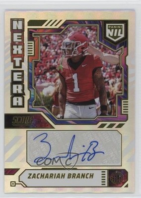2025 Score Next Era NIL Zachariah Branch #NEN-ZAB Auto m5e