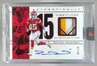 Patrick Mahomes II 2025 Panini Authentically Red GU Jersey Patch Auto 6/10
