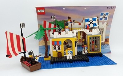 LEGO  Pirates 6267 Lagoon Lock-Up komplett (2 Teile ersetzt) + OBA. Blauröcke