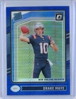 2024 Panini Donruss Optic Drake Maye Blue Hyper Rated Rookie #229 Patriots RC