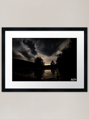 #ad The Sun vs Thunder Storm Framed Art Framed Wall Art Poster Canvas Print Picture GBP 18.99
