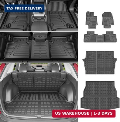 powoq Floor Mat Compatible with 2019-2025 Toyota RAV4 Cargo Mat Trunk Mat Replac