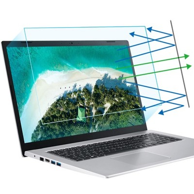 17.3'' Anti Blue Light Matte Screen Protector for Laptops - 2-Pack, Anti Glare
