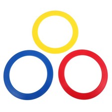 3 Pcs Acrobatic Hand Skills Ring Performance Props Circus Act Rings