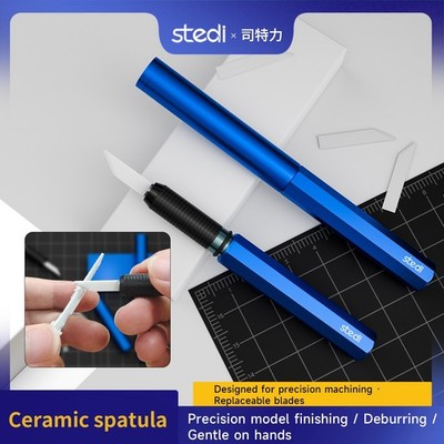 STEDI Thick Blade Ceramic Scraper for Gunpla GK Resin 3D Print Plastic Models
