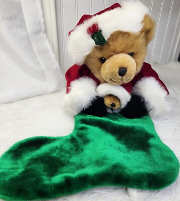 CWC Costco Large Stuffed Teddy Bear and Baby Plush Christmas