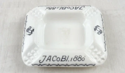 Ancien cendrier / Aschenbecher, en porcelaine, Jacobi 1880, Rheinische Mannheim - Photo 1/4
