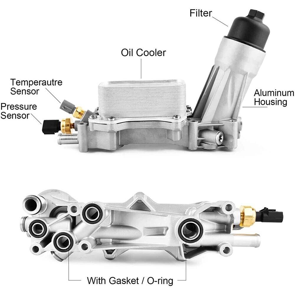Upgraded Aluminum Engine Oil Filter Housing For 11-22 Chrysler