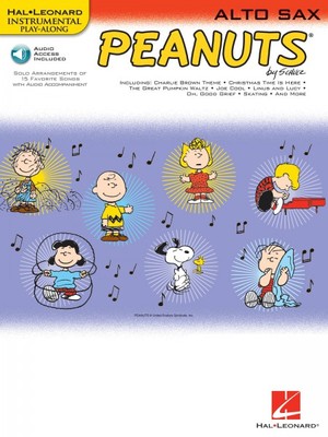 Peanuts for Alto Sax Sheet Music Book and Audio NEW 000842432