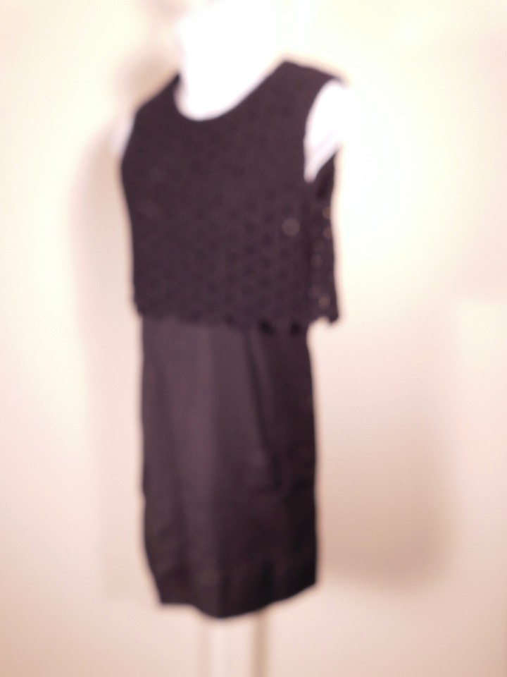 Robe Fille KNIT WORKS Violette à Dentelle Et Strass - Taille 7, Sans Manches - Occasion Très Bon état