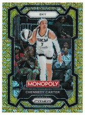2024 Panini WNBA Prizm Monopoly Chennedy Carter Millionaire Gold /500 #52 Sky