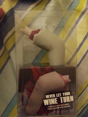 Zombie Finger Wine Stopper Horror Block Exclusive - NEW 