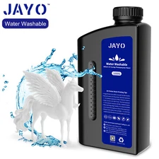 JAYO 1KG White Water Washable Resin 3D Printer Photopolymer UV Fast Curing LCD