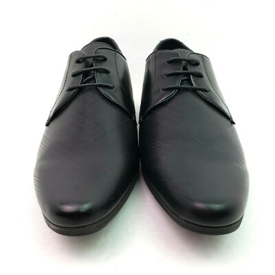 Boohoo MAN Embossed Vamp Smart Mens Size 10 Black Formal  display picture 1