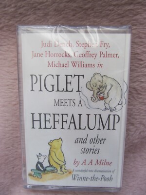 Piglet Meets A Heffalump And Other Stories AA Milne Audio Cassette Book SEALED