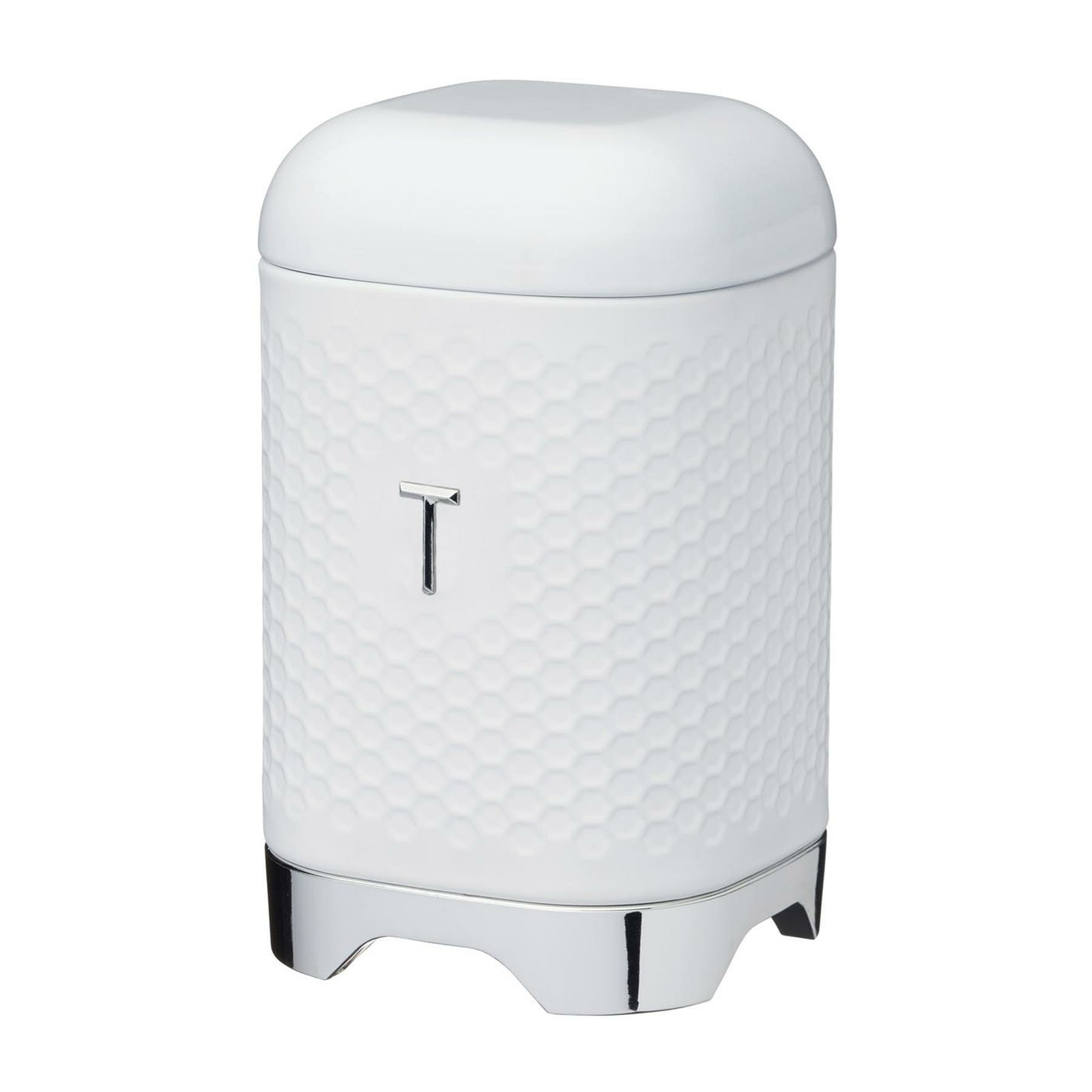 Lovello White Tea Canister - KitchenCraft Kitchen Storage Caddy