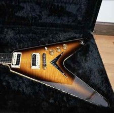 Hot Sale Factory Custom Dean Dimebag Guitar Flame Maple Top Sunburst