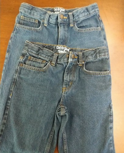 2 Cat \u0026 Jack Relaxed Straight Fit Jeans 