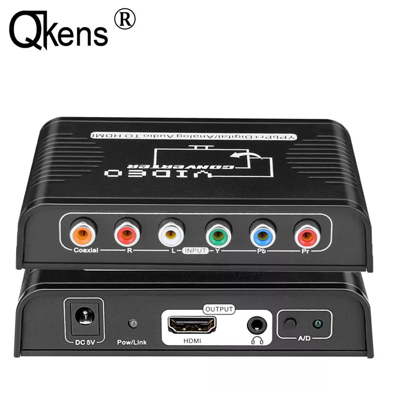 Component Video Ypbpr Digital Analog Coaxial Audio To HDMI