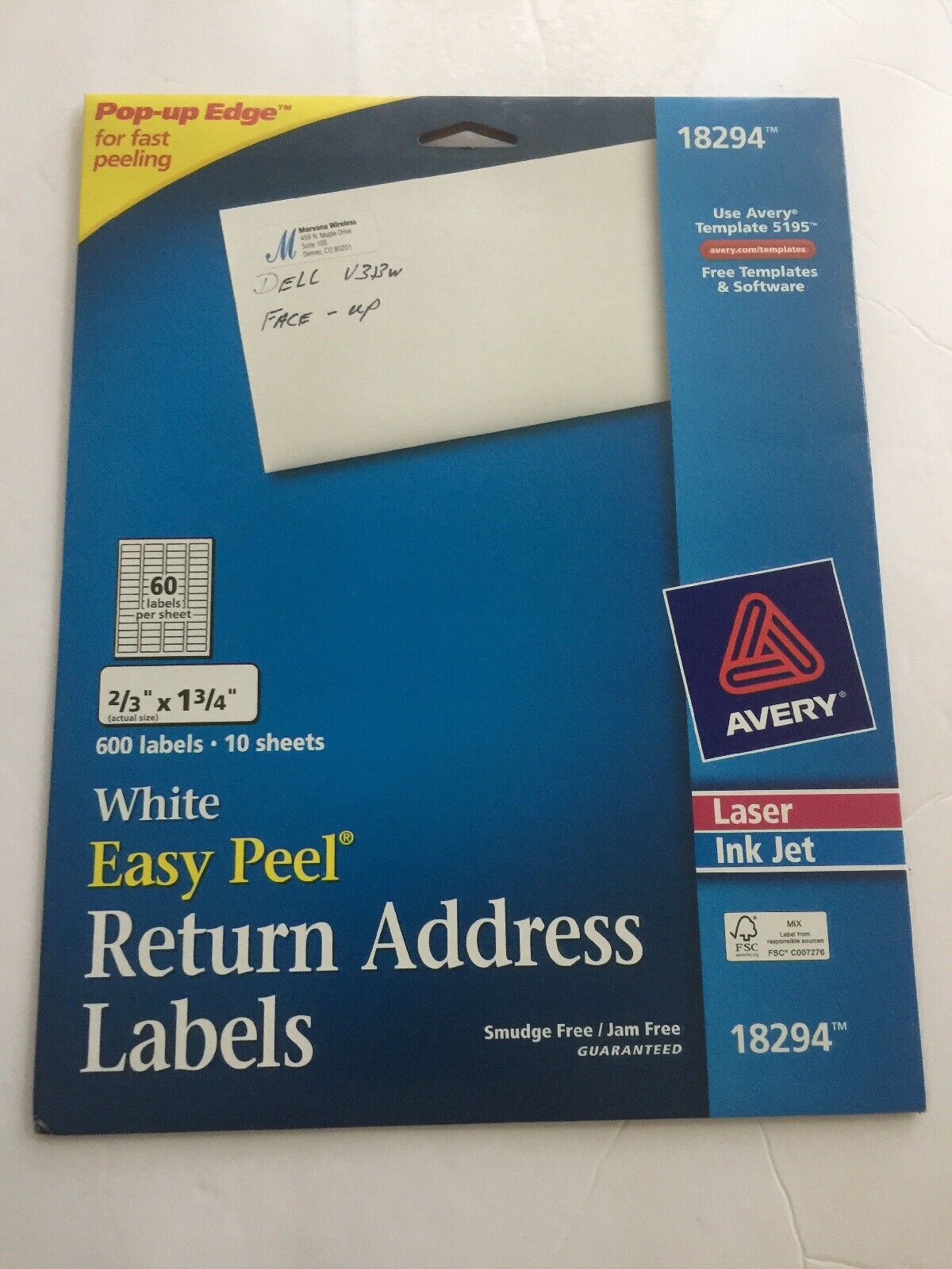 avery-18294-return-address-labels-for-laser-inkjet-printers-2-3-x-1-3-4-new-ebay