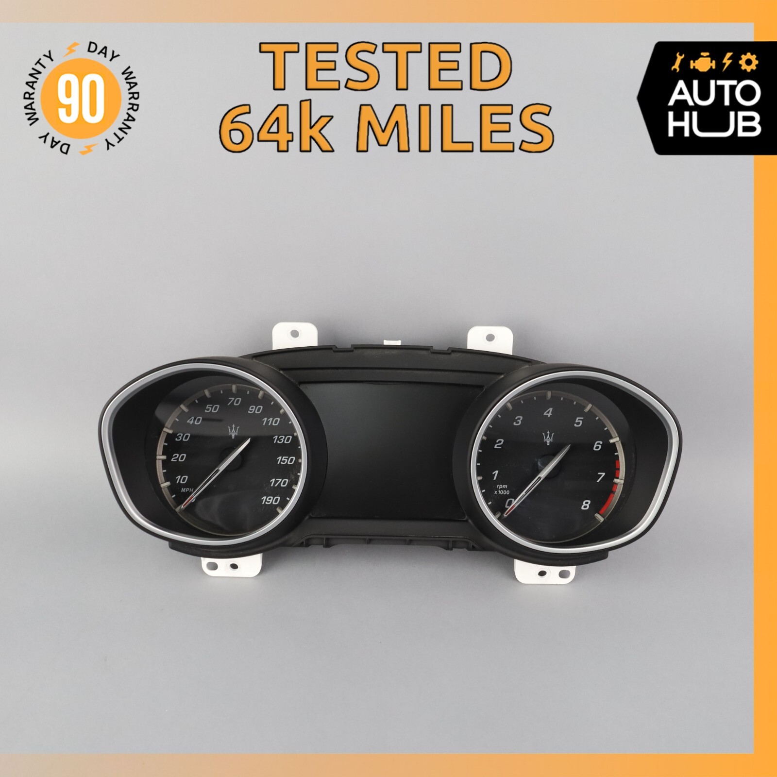 17-20 Maserati Levante M161 3.0L V6 Instrument Cluster Speedometer OEM 64k