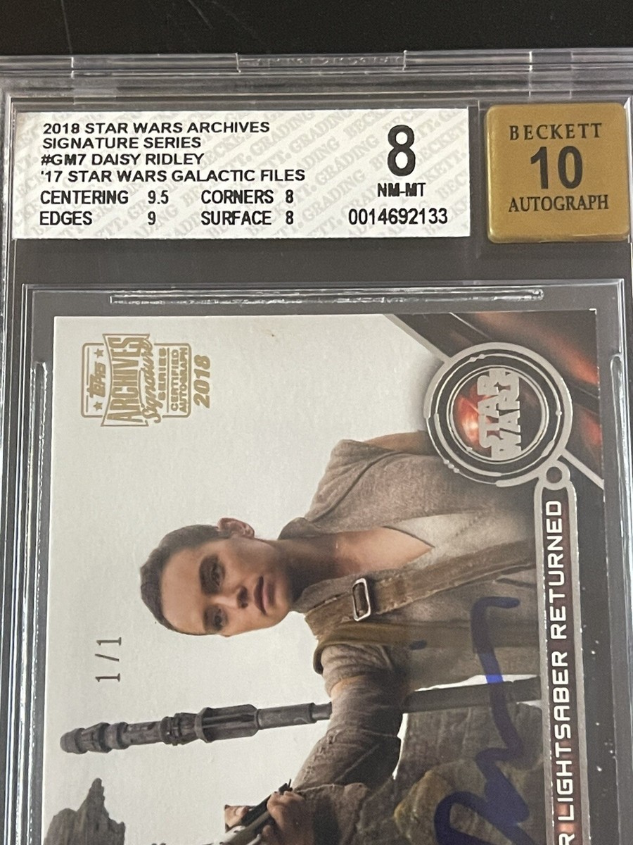 1/1 DAISY RIDLEY autograph
