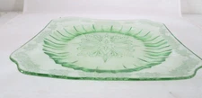 Vintage Green Jeanette Glass Co. 'Adam' Salad Plate 7 3/4" Depression Glass