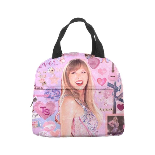 Kids Singer Insulated Lunch Bag School Picnic Travel Snack Lunch Box Gifts UK - Picture 35 of 72