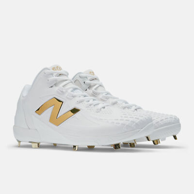 Ohtani v1 New Balance スパイク ホワイト/ゴールド Men's New Balance Shohei Ohtani 1 FuelCell White/Gold Baseball