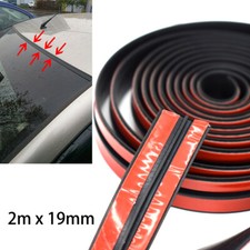 UK 2m Car Rubber Seal Strip Sticker Window Edge Windshield Panel Roof Soundproof