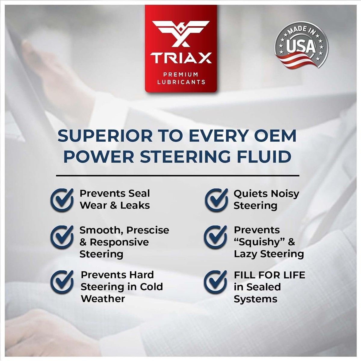 Oem Grade Psf Power Steering Fluid, Synthetic, Universal