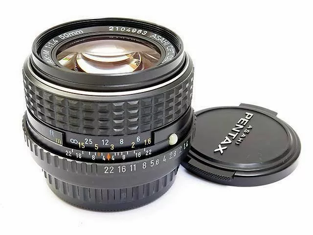 Pentax smc PENTAX-M 50mm F1.4 MF Standard Prime Lens Pentax K from Japan F/S