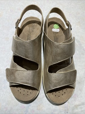 Durea Komfort Schuhe Sandalen Damen Gold 42,5 Wander Orthopaedische Sommer Zehe