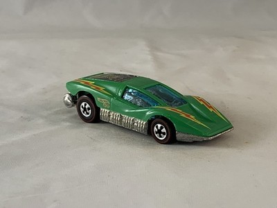 Hot Wheels Large Charge 1998 30th Anniversary Green RLs