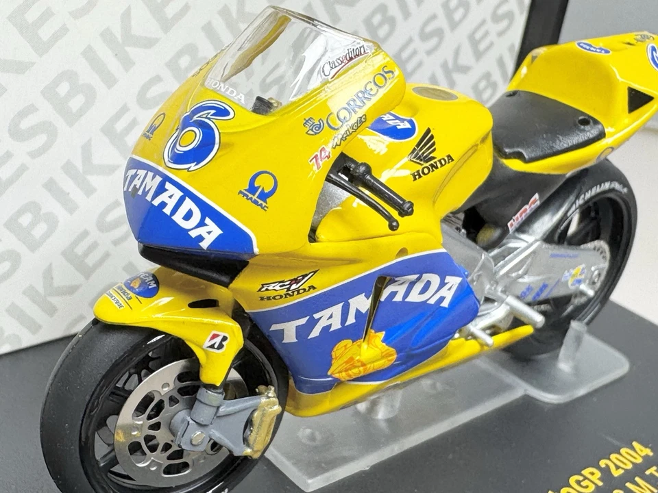 Honda RC211-V  #6 M.TAMADA -Team Pramac Camel Pons Moto GP 2004 Ixo Models 1/24 - Image 3 of 4