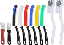 Multi-Purpose Cleaning Brushes 10PCS: Scrub, Crevice & Scraper for