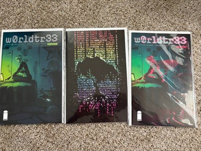 W0RLDTR33 ISSUE# 1 HUY DINH Matrix Rainbow Variant 3rd Print, 4th and 1st print