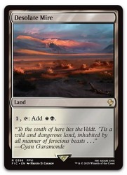 Desolate Mire 386 Rare Commander: FINAL FANTASY Magic: The Gathering