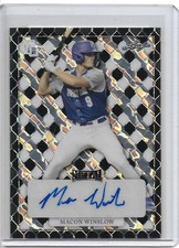 2022 Leaf Metal Perfect Game MACON WINSLOW 1/1 Autograph Proof - UNC TARHEELS