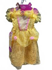 Disney Princess Belle Dress Up Costume Girls Size 4-6X Beauty the Beast NWT